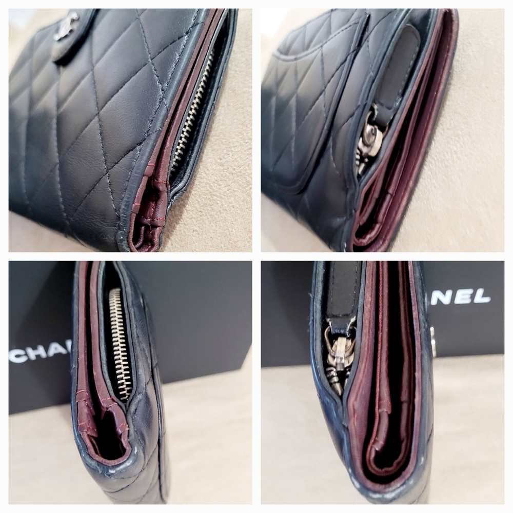 Chanel Black Quilted Wallet - Picture 7 of 8